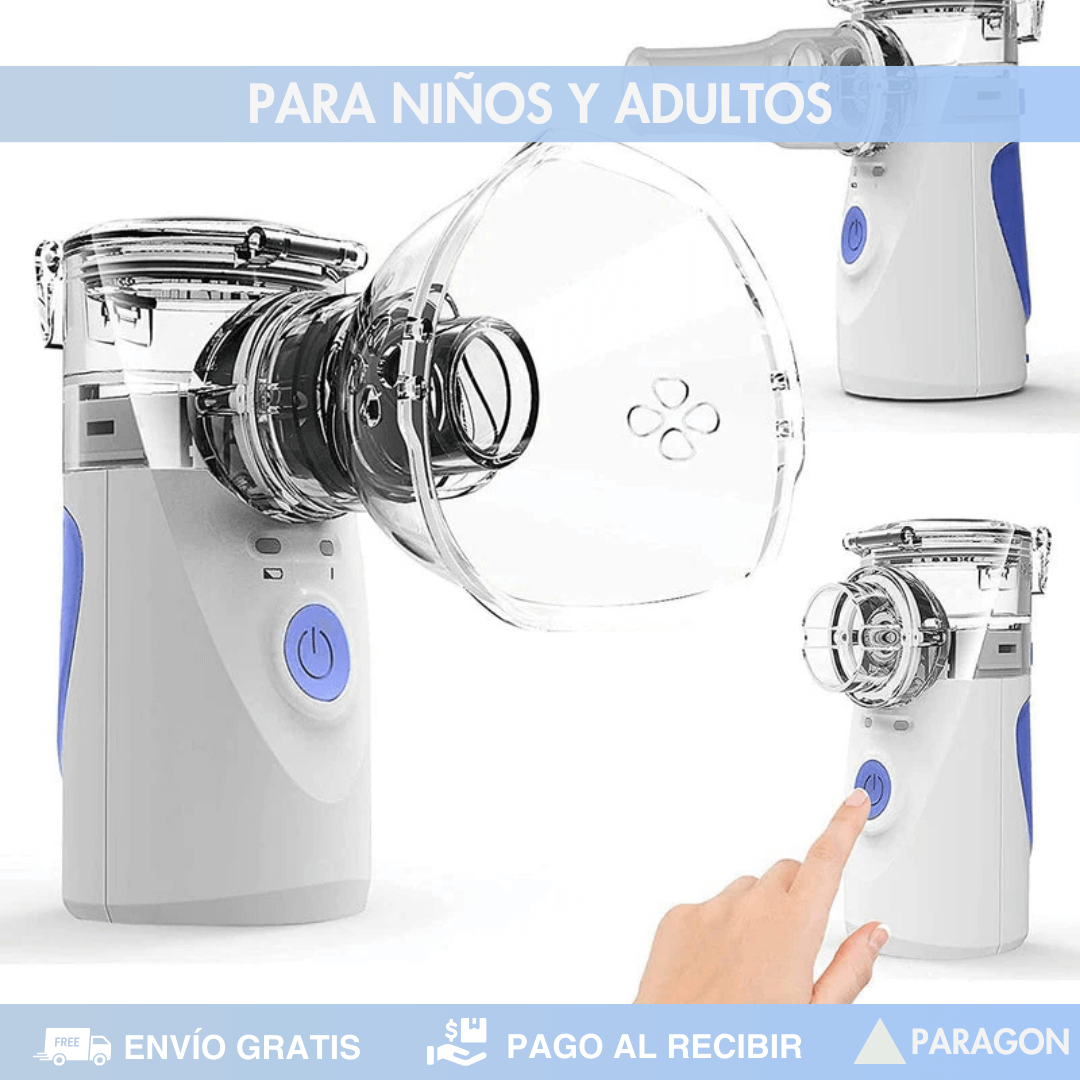 NEBULIZADOR PORTÁTIL ULTRASÓNICO 🫁 MESH AIRCARE PRO®️