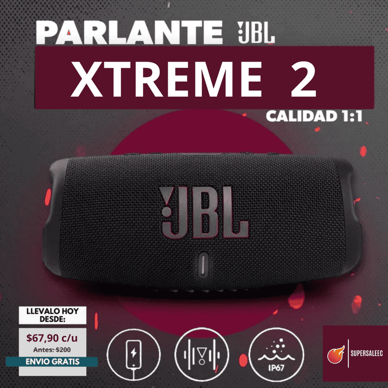 Jbl xtreme 2 1.1 + Correa GRATIS