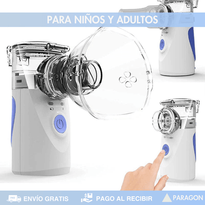 NEBULIZADOR PORTÁTIL ULTRASÓNICO 🫁 MESH AIRCARE PRO®️