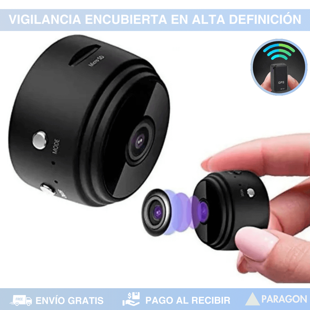 Mini Cámara Espía + GPS GRATIS