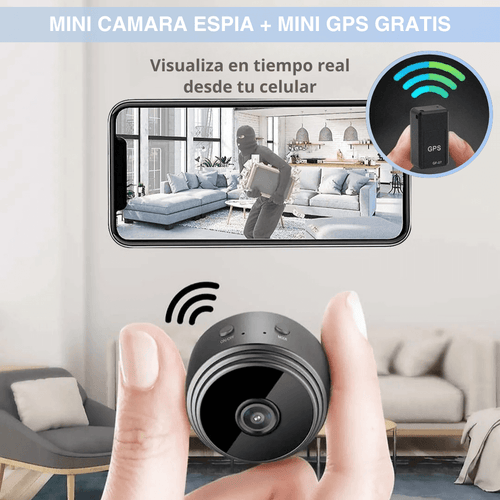 Mini Cámara Espía + GPS GRATIS