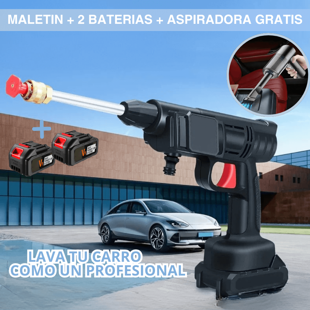 HIDROLAVADORA INALAMBRICA DE ALTA PRESION + REGALOS