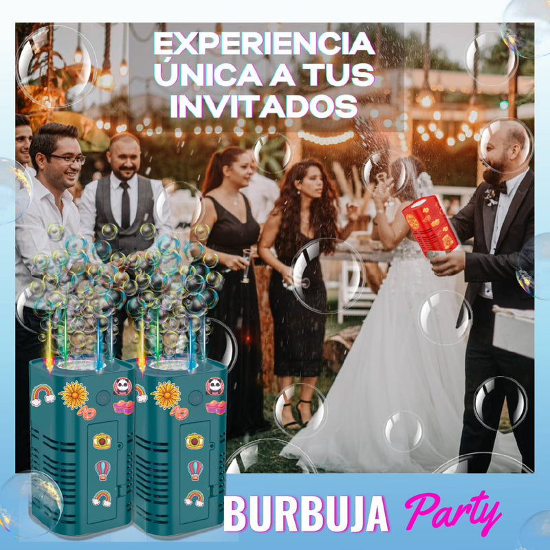 ¡OFERTA! BURBUJAPARTY SET X2